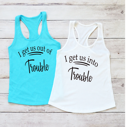 I Get Us Out Of Trouble Screen Print - Arizona Born Screens & Things