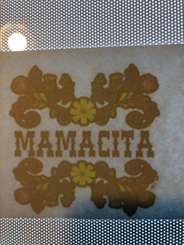 Mamacita Floral Full Color Hat Koozie Screen Print